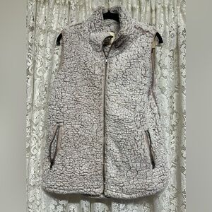 Thread And Supply Sherpa Full Zip Vest With Zip Pockets